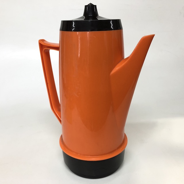COFFEE POT, Orange Plastic